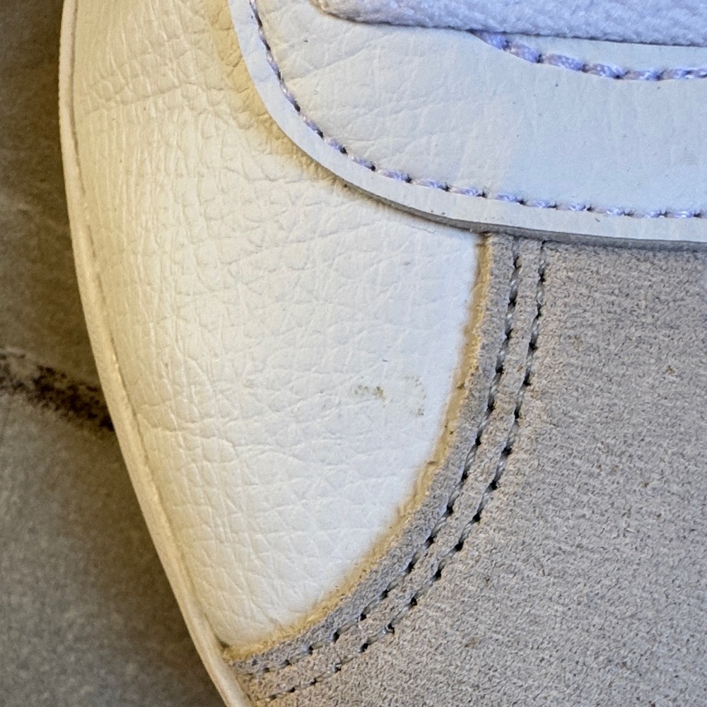 Adidas Elma woman White Leather Casual Sneakers - Picture 7 of 9